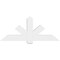 Ekena Millwork Kennewick Architectural Grade PVC Gable Bracket, 60"W x 25"H x 4"D x 6"F, 10/12 Pitch GBP060X25X0406KEN00 - alternate 3